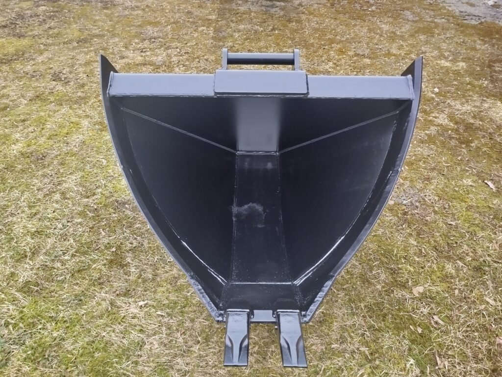 U-profile bucket forest ditch bucket with fangs